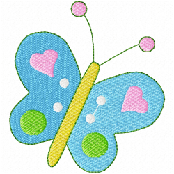 Butterfly Embroidery Design 8